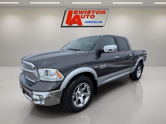 2017 RAM 1500 Laramie in Gray — front three-quarter view