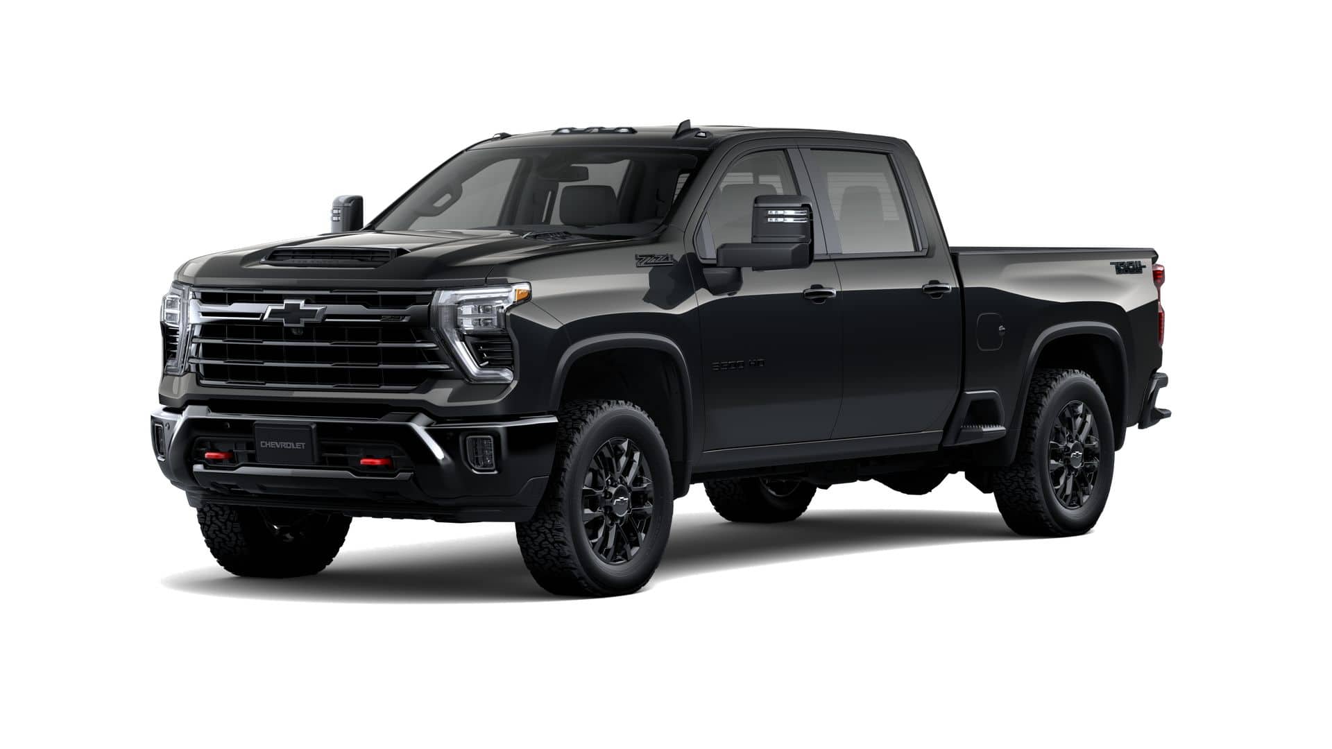 2026 Chevrolet Silverado 3500 HD LT in Black — front three-quarter view