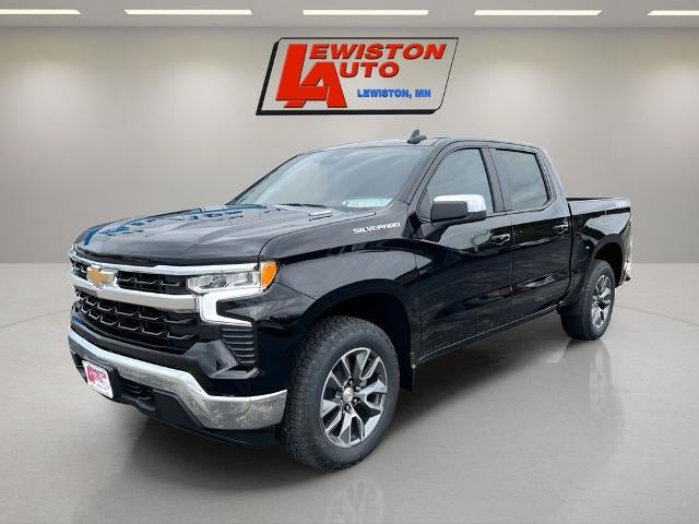 2026 Chevrolet Silverado 1500 LT (2FL) in Black — front three-quarter view