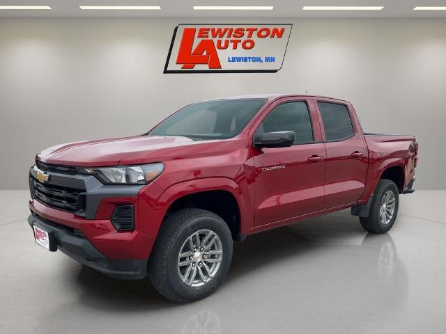 2026 Chevrolet Colorado LT in Radiant Red Tintcoat — front three-quarter view