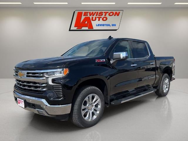 2026 Chevrolet Silverado 1500 LTZ in Black — front three-quarter view