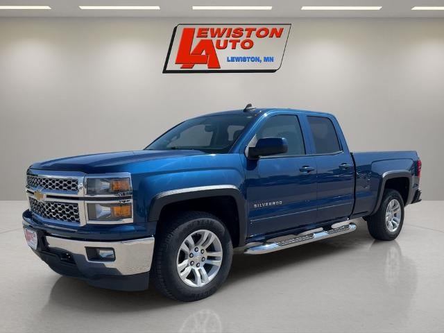 2015 Chevrolet Silverado 1500 LT in Deep Ocean Blue Metallic — front three-quarter view