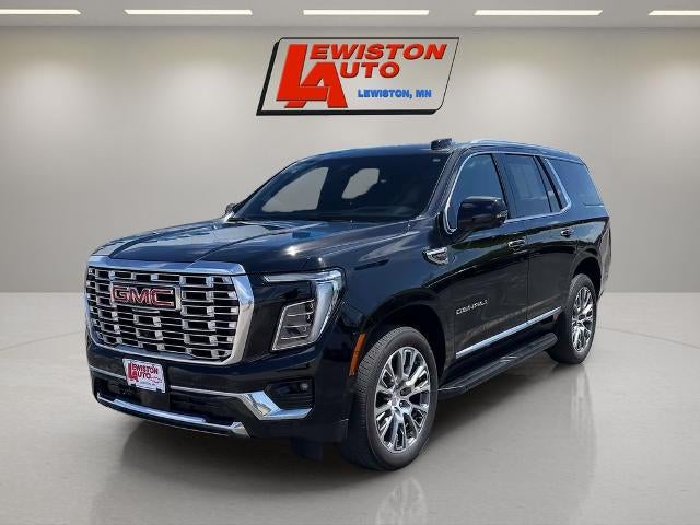 2025 GMC Yukon Denali in Onyx Black — front three-quarter view