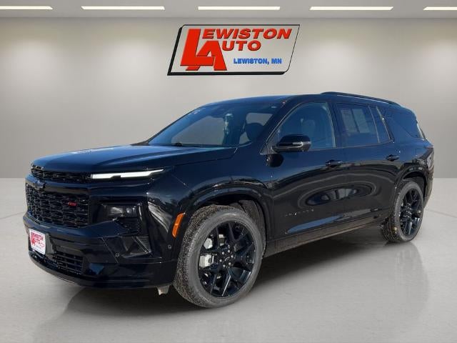 2024 Chevrolet Traverse RS in Mosaic Black Metallic — front three-quarter view