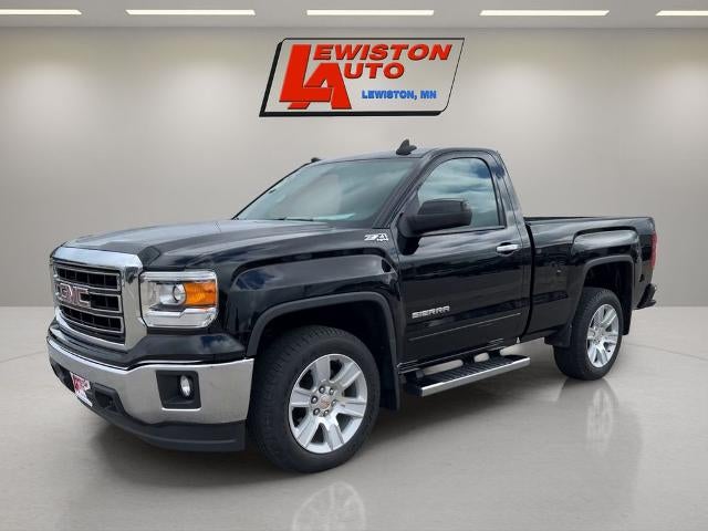 2015 GMC Sierra 1500 SLE in Onyx Black — front three-quarter view