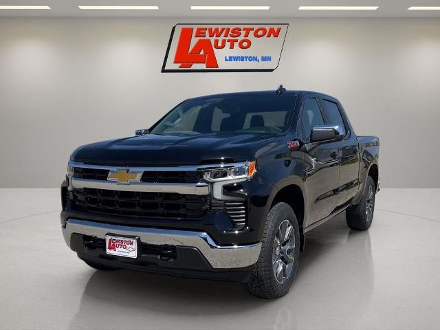2026 Chevrolet Silverado 1500 LT in Black — front three-quarter view