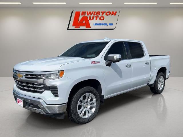 2026 Chevrolet Silverado 1500 LTZ in Polar White Tricoat — front three-quarter view