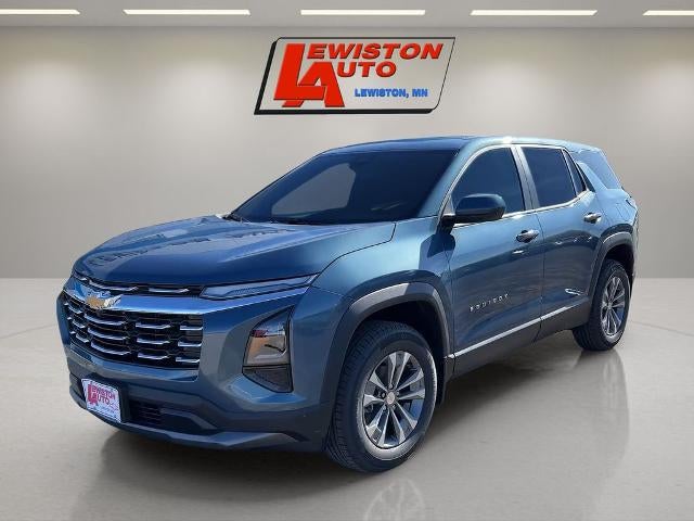 2026 Chevrolet Equinox LT in Lakeshore Blue Metallic — front three-quarter view