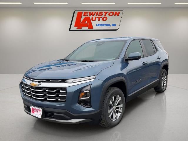 2026 Chevrolet Equinox LT in Lakeshore Blue Metallic — front three-quarter view