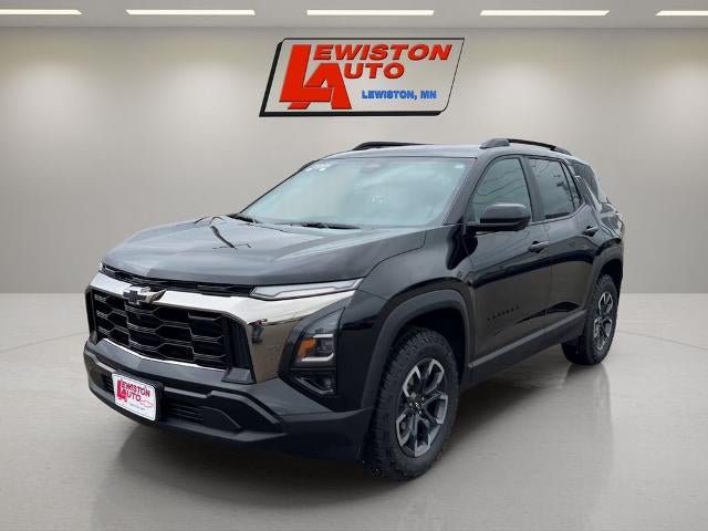 2025 Chevrolet Equinox ACTIV in Mosaic Black Metallic — front three-quarter view