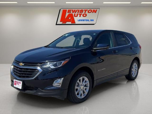 2021 Chevrolet Equinox LT in Midnight Blue Metallic — front three-quarter view