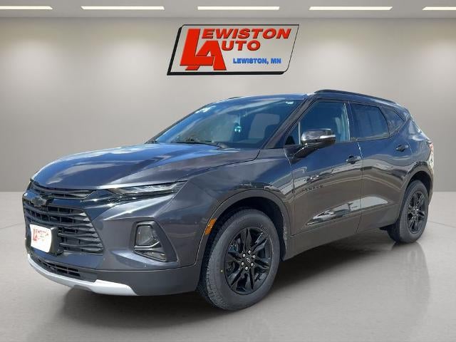 2021 Chevrolet Blazer LT Midnight/Sport Edition in Iron Gray Metallic — front three-quarter view