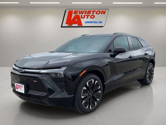 2024 Chevrolet Blazer EV RS in Black — front three-quarter view
