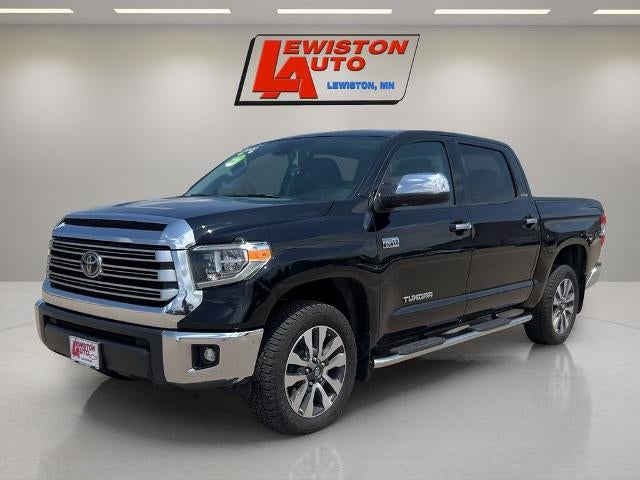 2020 Toyota Tundra Limited in Black — front three-quarter view