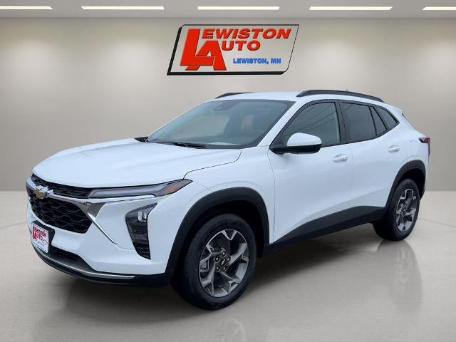 2026 Chevrolet Trax LT in Summit White — front three-quarter view